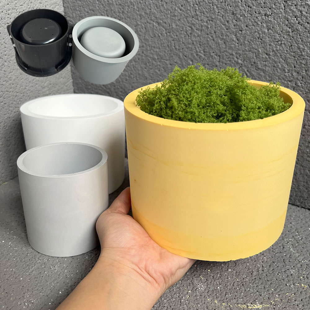 Potsticker Mold - Große Silikon Pflanzer Formen Beton runde