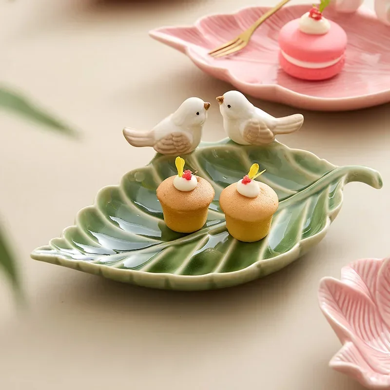 Dim Sum Basket - Nette Vogel Tablett Keramik Schmuck Lagerung