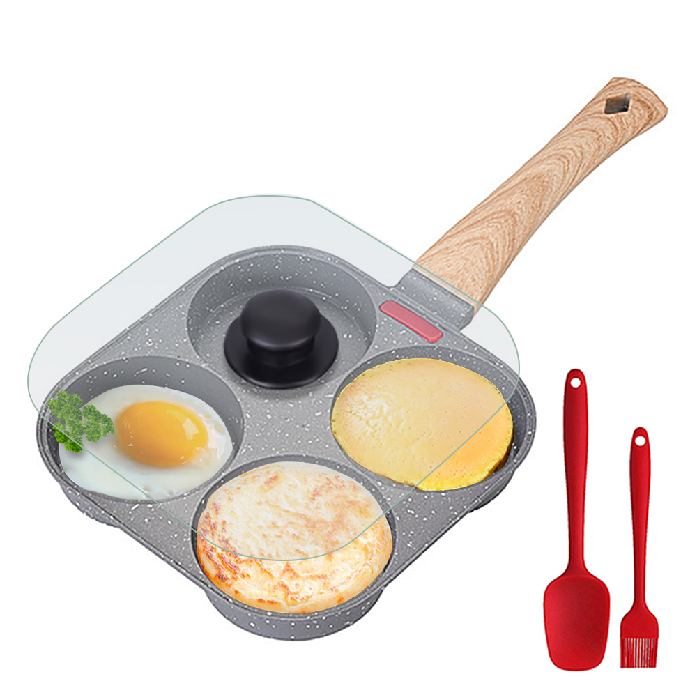 Antihaft-4-Eier-Bratpfanne mit – Mini Pancake Griddle Bewertung und Preis