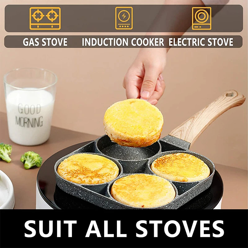 Eierpfanne für Pfannkuchen, 4- – Mini Pancake Griddle Bewertung und Preis