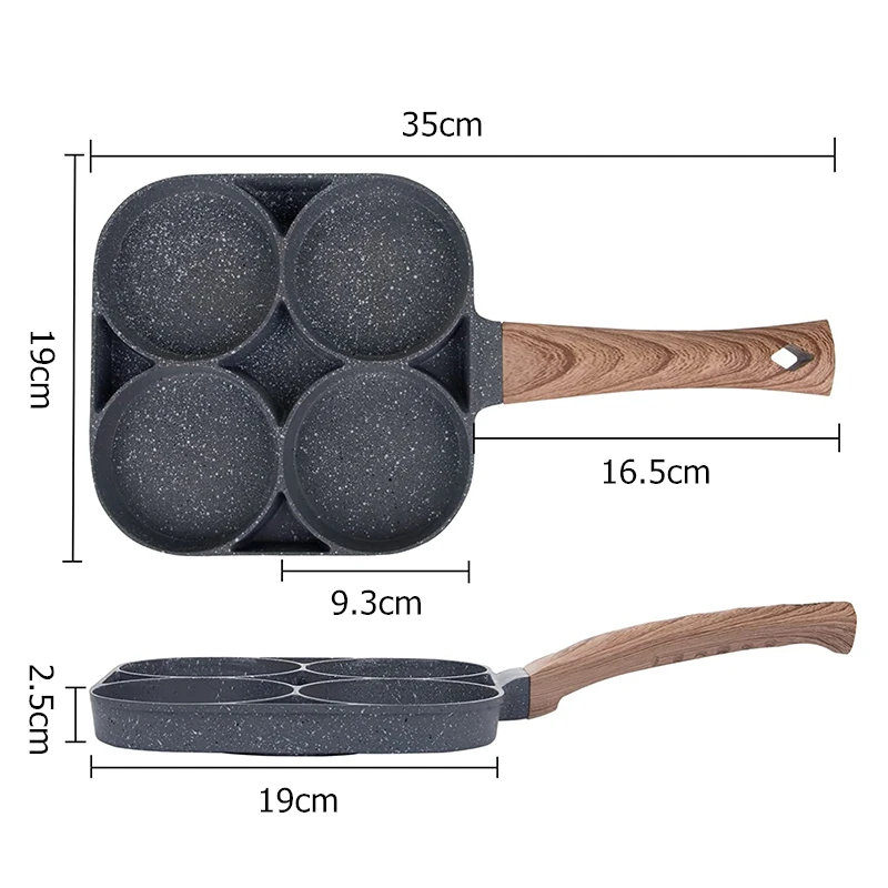 Eierpfanne für Pfannkuchen, 4- – Mini Pancake Griddle Bewertung und Preis