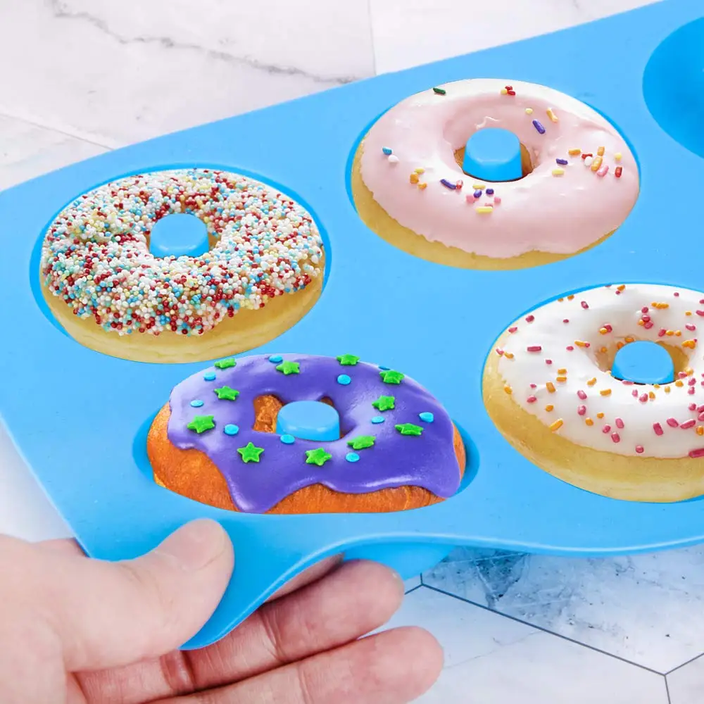 6-Loch-Silikon-Donut-Form, Bac – Donut Mold Silicone Bewertung und Preis