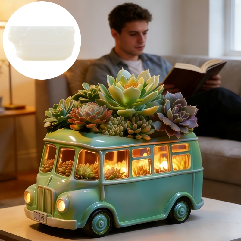Bus-Sukkulenten-Blumentopf-Har – Potsticker Mold Bewertung und Preis