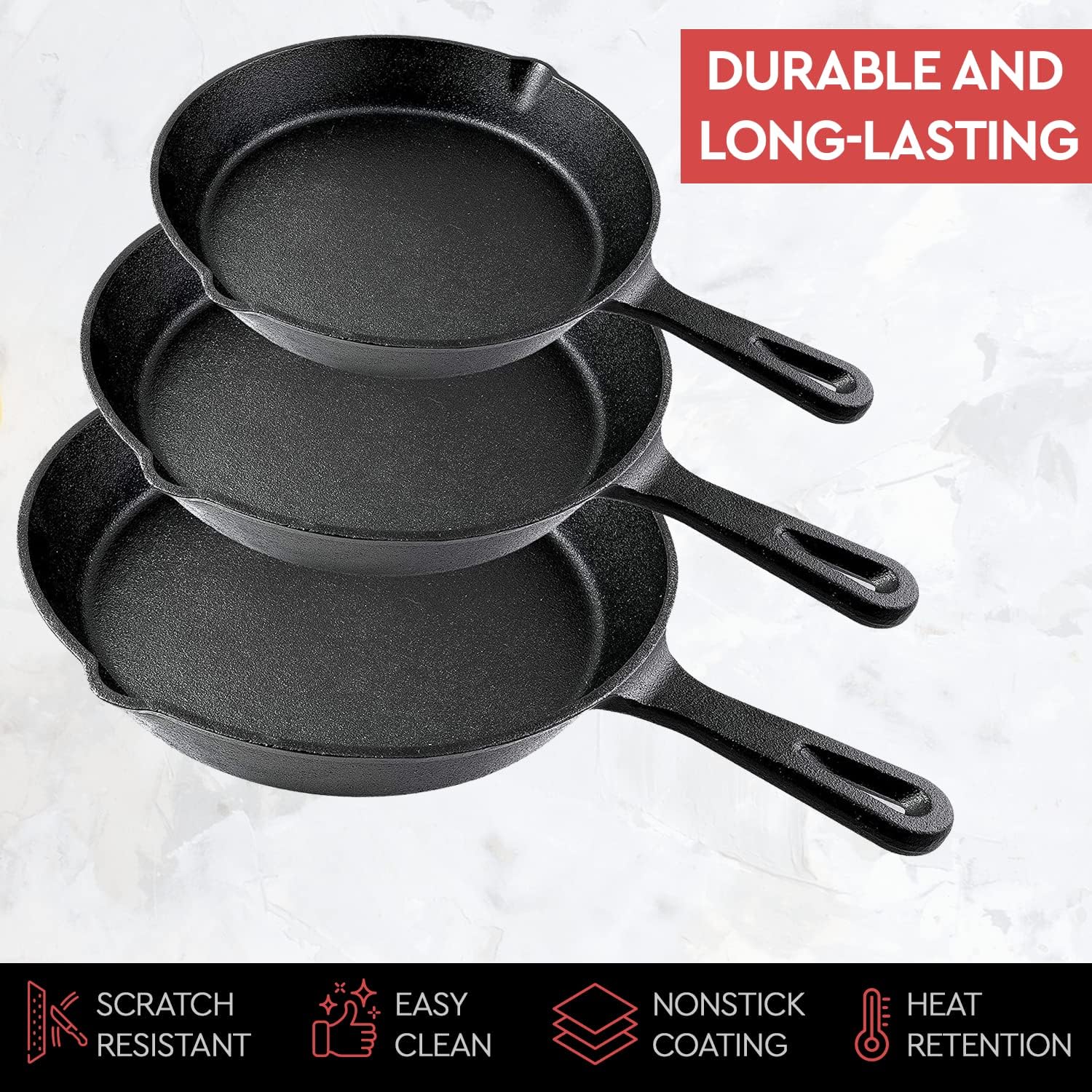 14/16/20cm Gusseisen-Bratpfann – Mini Pancake Griddle Bewertung und Preis